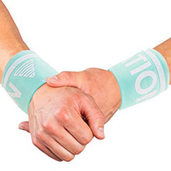 GORNATION® Wrist Wraps | 2x Premium Wrist Support (Pair) for Functional Fitness, Calisthenics & Weightlifting | Gym Accessories for Men & Women | Left & Right (Premium Mint)