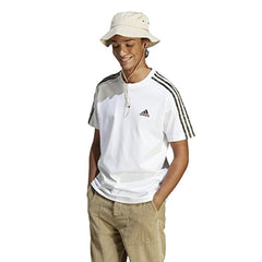 ADIDAS IC9343 M 3S SJ T T-shirt Men's white/olive strata L