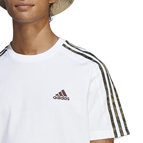 ADIDAS IC9343 M 3S SJ T T-shirt Men's white/olive strata L