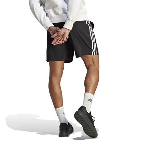 adidas Men's AEROREADY Essentials Shorts, Black/White, L