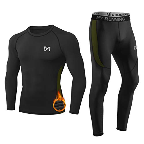 MEETYOO Men’s Thermal Underwear Set, Quick Dry