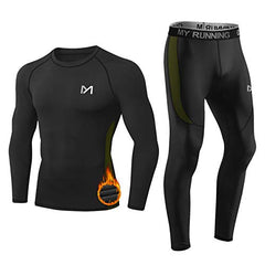 MEETYOO Men’s Thermal Underwear Set, Quick Dry