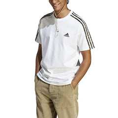 ADIDAS IC9343 M 3S SJ T T-shirt Men's white/olive strata L