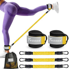 Ankle Resistance Bands with Cuffs, Glutes Workout Equipment