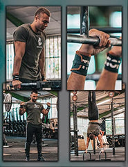 GORNATION® Wrist Wraps | 2x Premium Wrist Support (Pair) for Functional Fitness, Calisthenics & Weightlifting | Gym Accessories for Men & Women | Left & Right (Premium Mint)