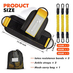 Ankle Resistance Bands with Cuffs, Glutes Workout Equipment