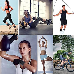 Adjustable Wearable Wrist & Ankle Weight, 2pcs (1lb / 2lb Each) Weight-Bearing Wristband Bangles Bracelet for Women Men Home Gym Office Fitness such as Yoga, Pilates, Running, Hiking, boxing, Aerobics